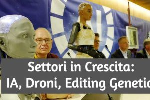 Settori Economici in Crescita: IA, Droni, Editing Genetico 2025-2050